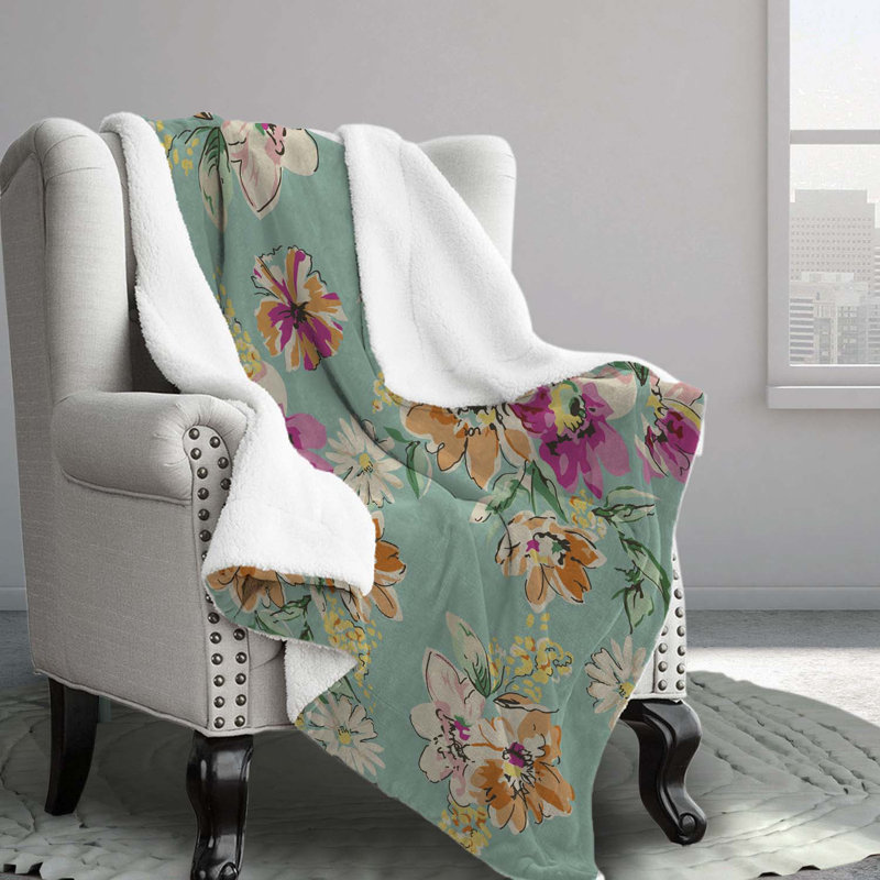 Blooming Polyester Comforter, Daybed Comforter