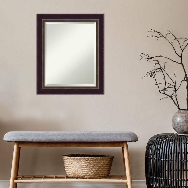 Miroir mural biseauté, 24,41 po x 20,41 po