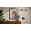 Fox in Profile Boho - Framed Print-1032899933-1032899910
