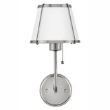Clarke One Light Medium Wall Sconce with On/Off Pull Chain