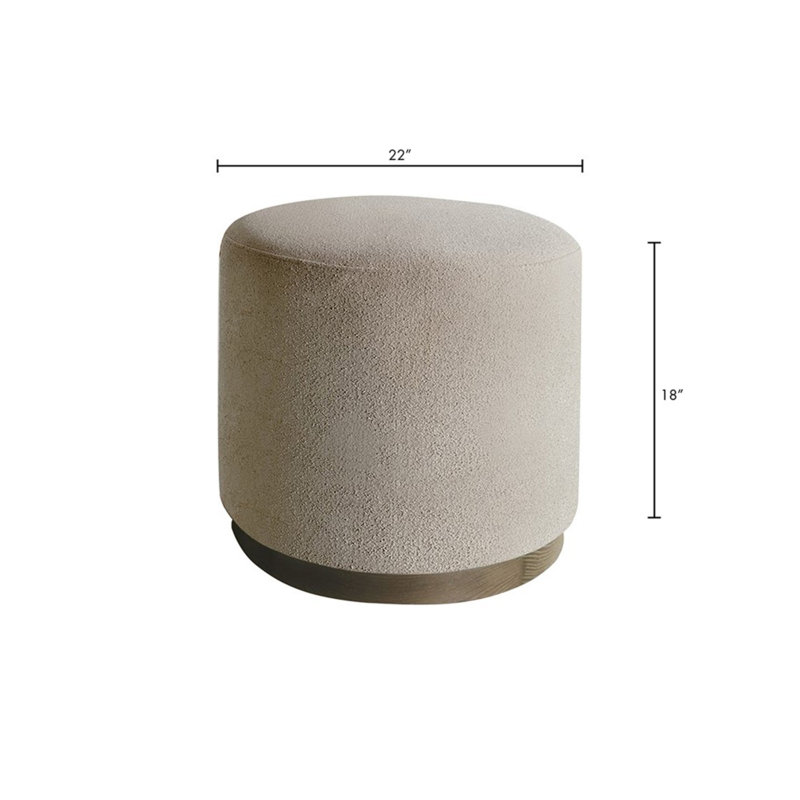 Repose-pieds moderne, Beige