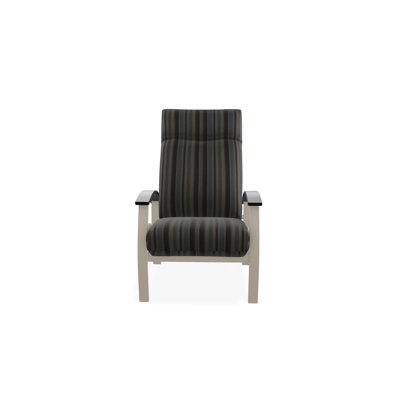 Chaise de patio inclinable avec coussins Askar