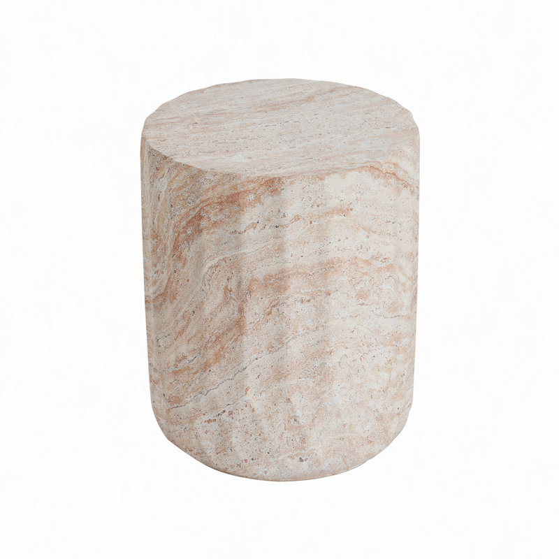 Outdoor/Indoor Lightweight Concrete Side Table