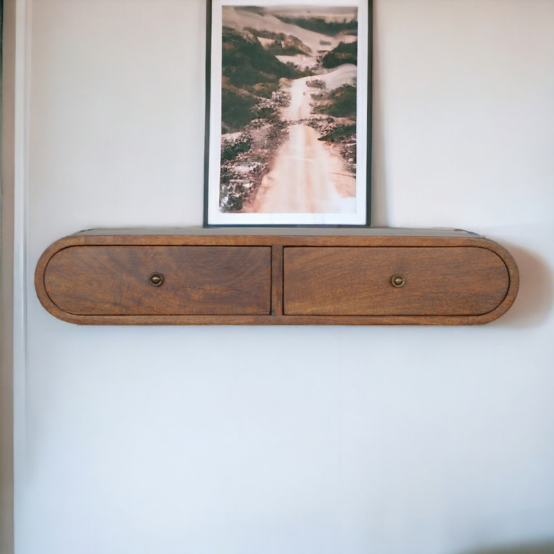 80cm Solid Wood Console Table