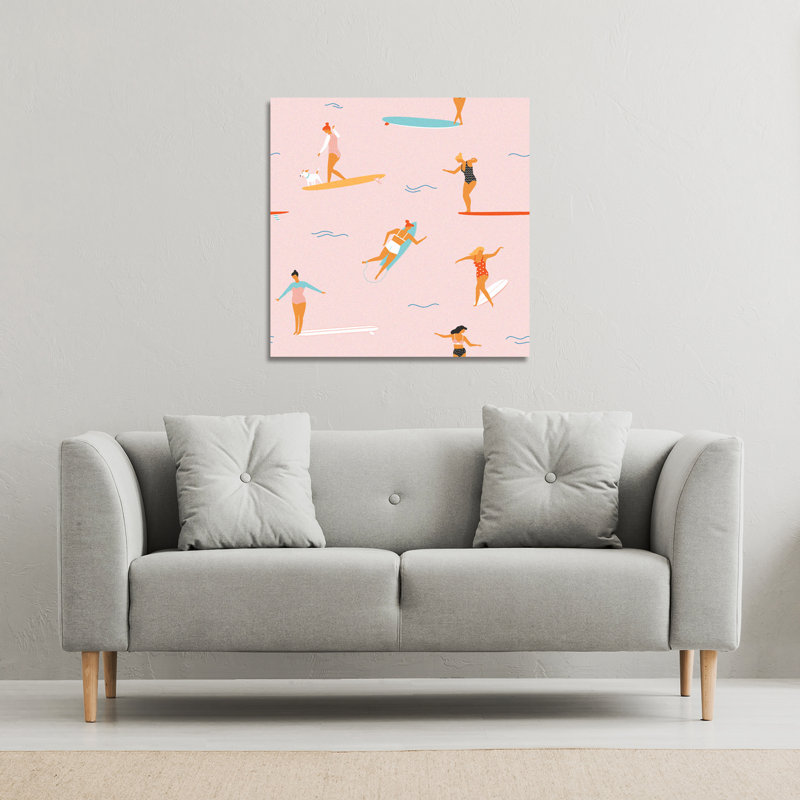 No Title by Andrew Lee - Wrapped Canvas Print