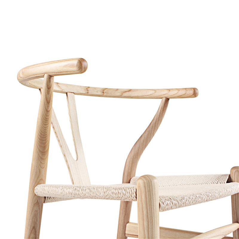 Chaise d'appoint en bois (ensemble de 2)