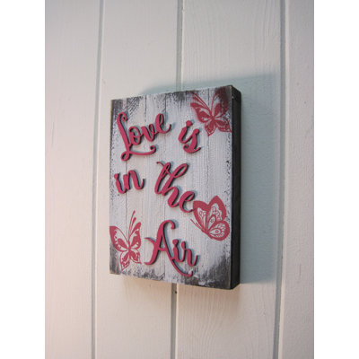 Décoration murale Love is in the Airblock
