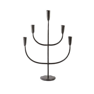 Candélabre de table en fer 20,5 po