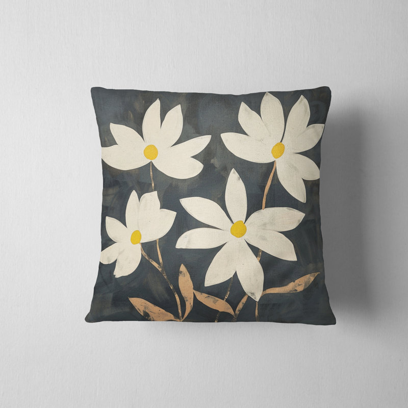 Housse de coussin carré en polyester Helen, H 20 po x l 20 po