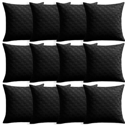 Aspire Homeware Embossed Square Velvet Cushion Covers