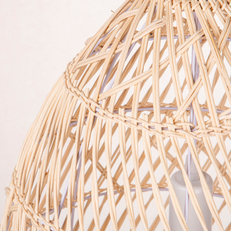 Luminaire suspendu beige à 1 lumière Ariyella