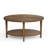 Solid Wood Oval Coffee Table-1661151204