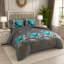 Microfiber Floral Duvet Cover Set-126066099