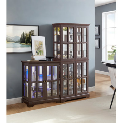 Ensemble de vitrine 68 po Antique Curio