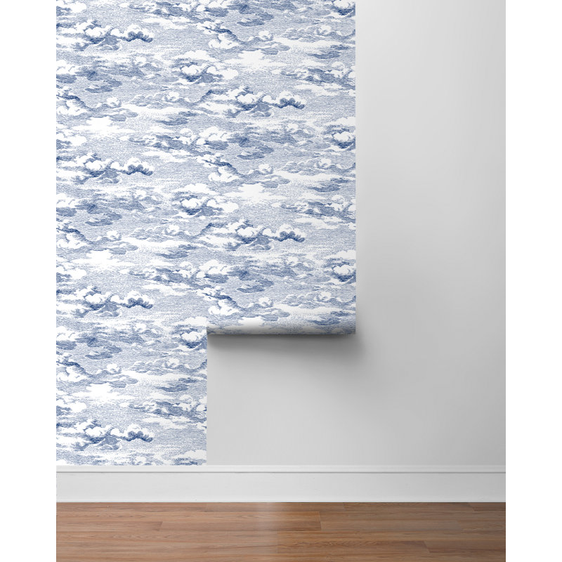 Rouleau abstrait Zyriel, Bleu