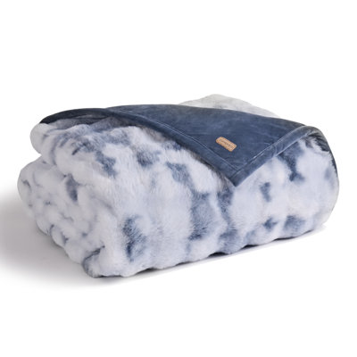 Faux Fur Weighted Throw Blanket