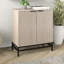 Armoire d'appoint rectangulaire en aulne de 28 po Demello-28281735
