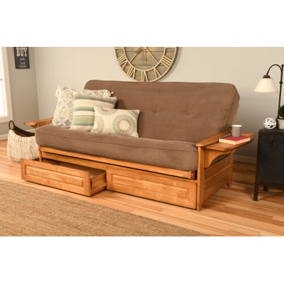 Ensemble de futon avec matelas et tiroir 80 po Johnte