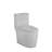 1.1/1.6 Ceramic Toilet, Elongated, White, Comfortable, Soft Close Seat, & , T036wt White Comfort Height ,