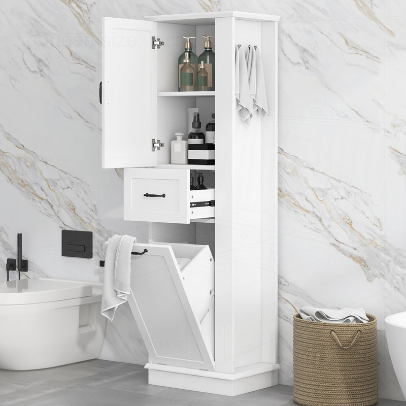 Grande armoire de rangement moderne, Blanc