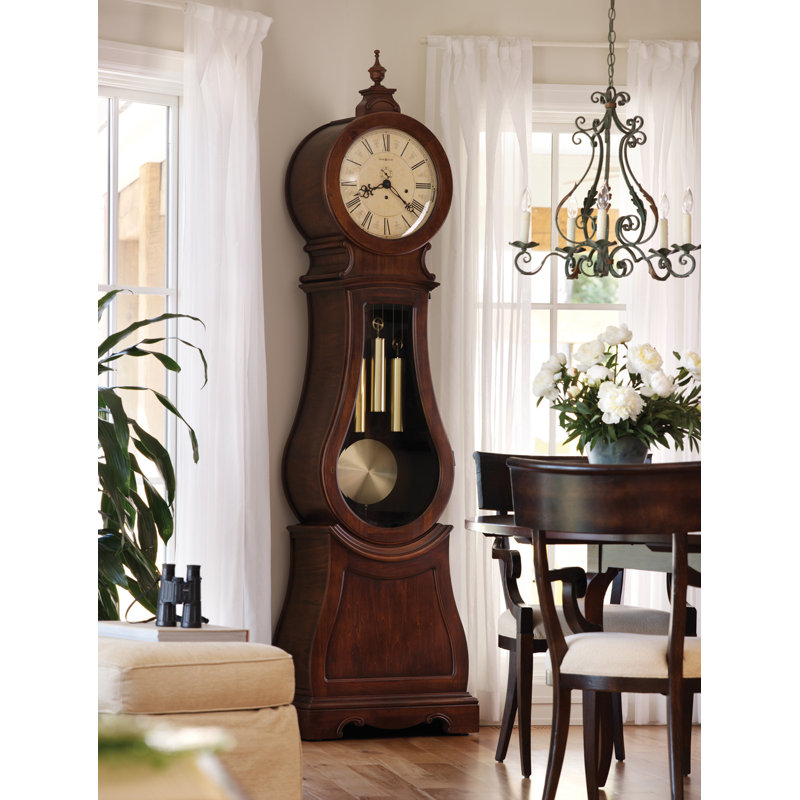 Arendal 89.75" Wood Grandfather Clock