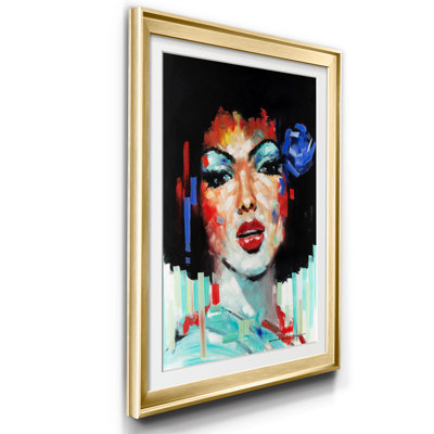 " Confetti Girl I " Painting Print