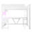 Loft Bed With Desk, Led And Charging Station-1006156053