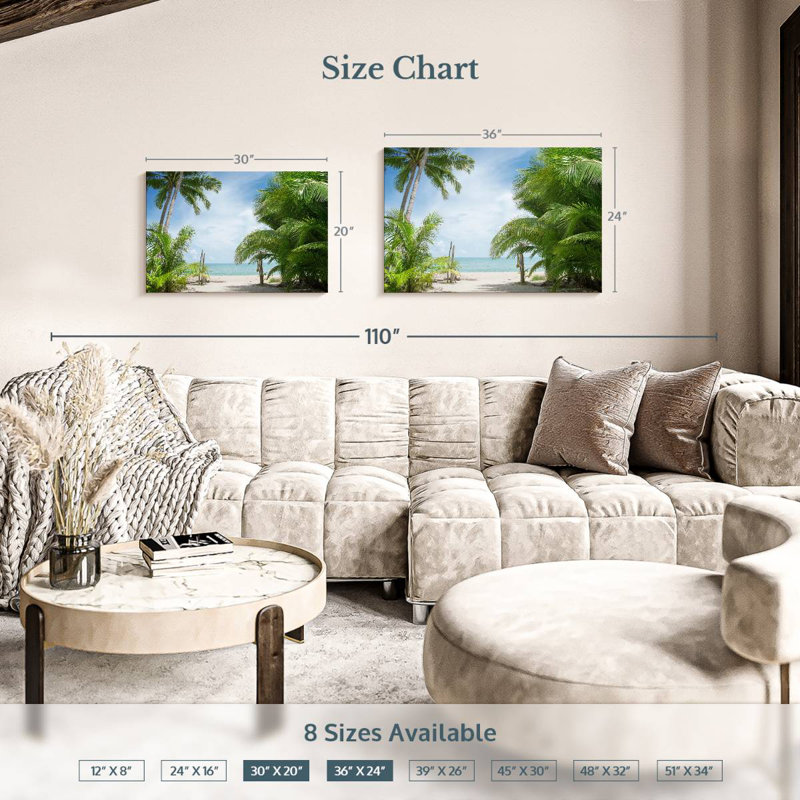 Gillard Beach Hideaway, H 24 po x l 36 po