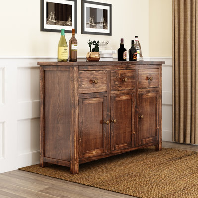 Solid Wood Sideboard (Long)