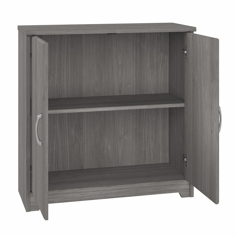 Armoire de rangement à 2 portes H 30 po Huckins, Gris moderne