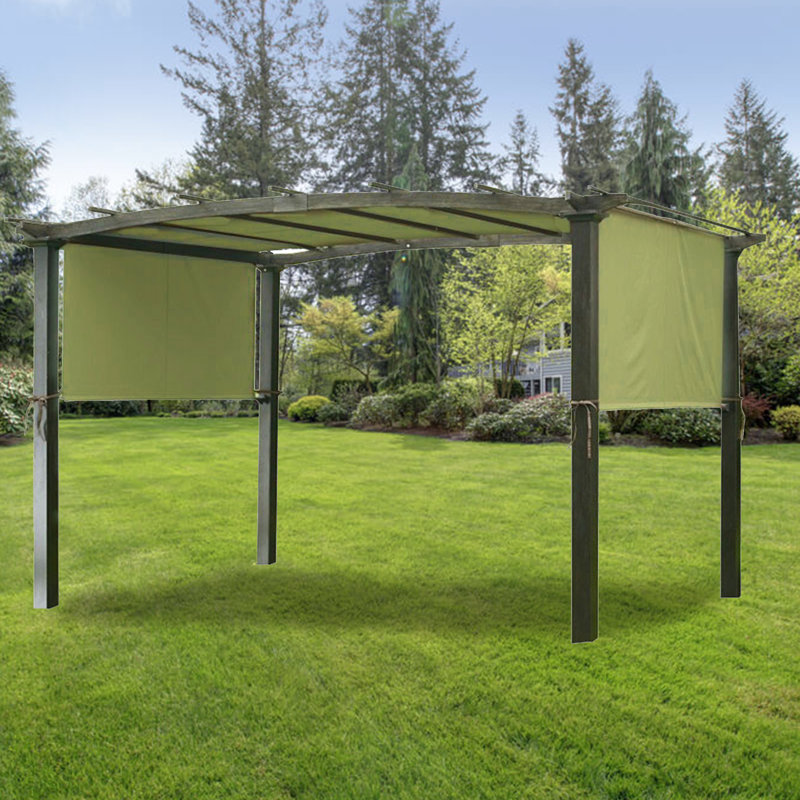 Sage Green Polyester Replacement Canopy for Pergola
