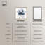 «Morning Petalia II Shadowbox», impression d'art floral bleu par Art Remedy-115126010-115126023