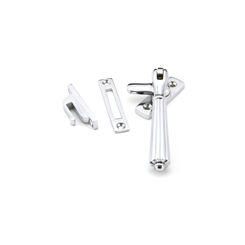 Locking Hinton Fastener Door Accessory, Polished Chrome