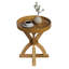 Table d'appoint en bois de manguier 22 po Higgin