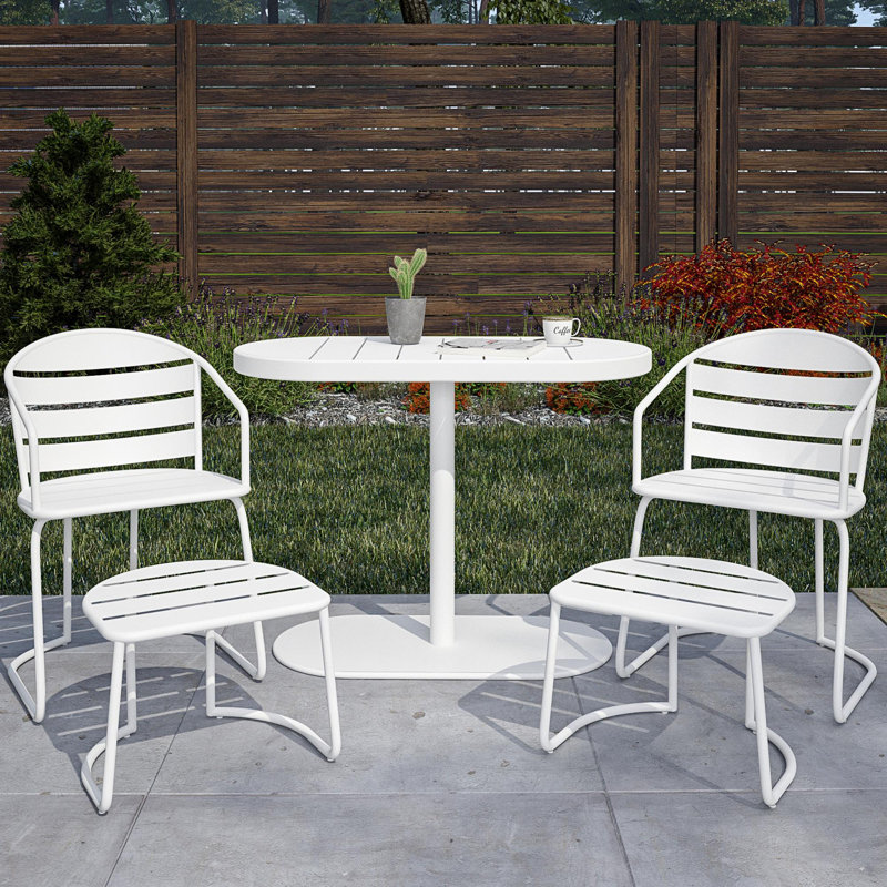 4 - Person Patio Dining Set with Oval Table