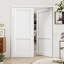 Porte standard à 2 panneaux avec porte à dalle de 80 po pour salle de bain, garde-manger et porte intérieure-113412971