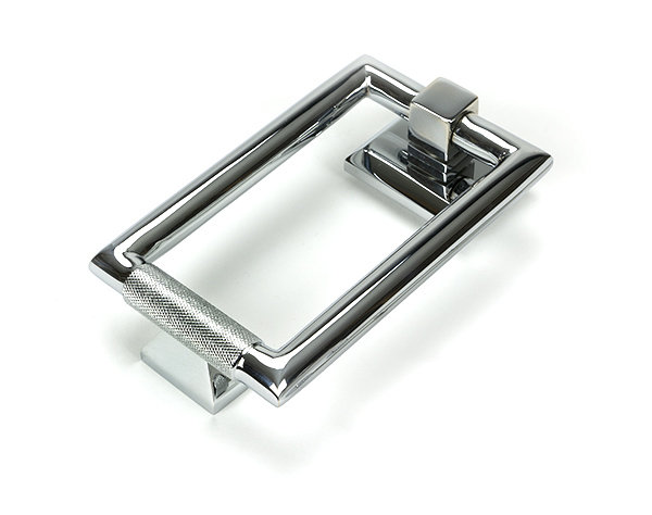 Brompton Door Knocker, Polished Chrome