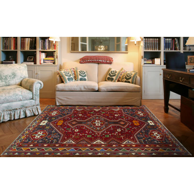 Kazmiera One-of-a-Kind 5'2" X 8'2" 1980s Wool Area Rug in