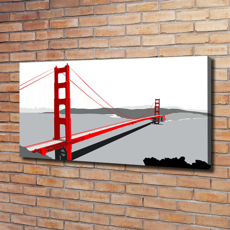 San Francisco Bridge - No Frame Print on Canvas