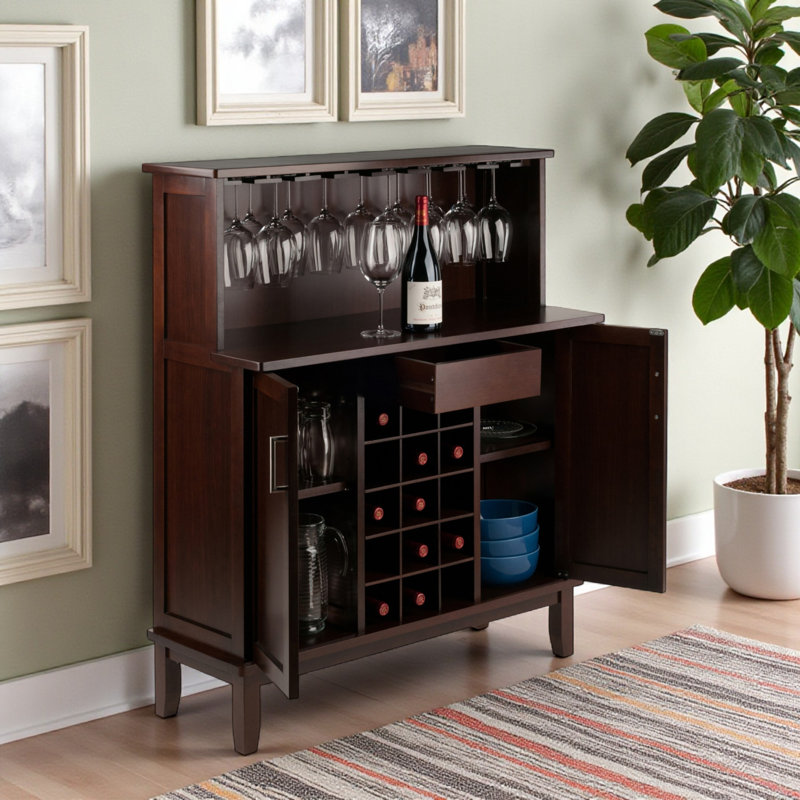 Nevin 38.35'' Bar Cabinet