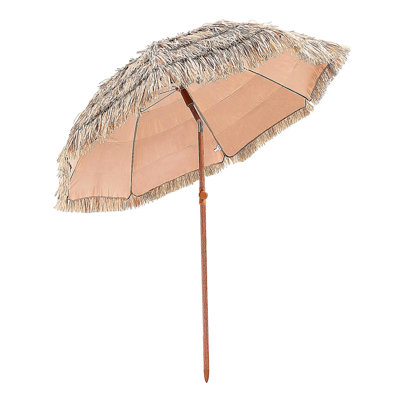 Parasol de patio au toit de chaume Tiki
