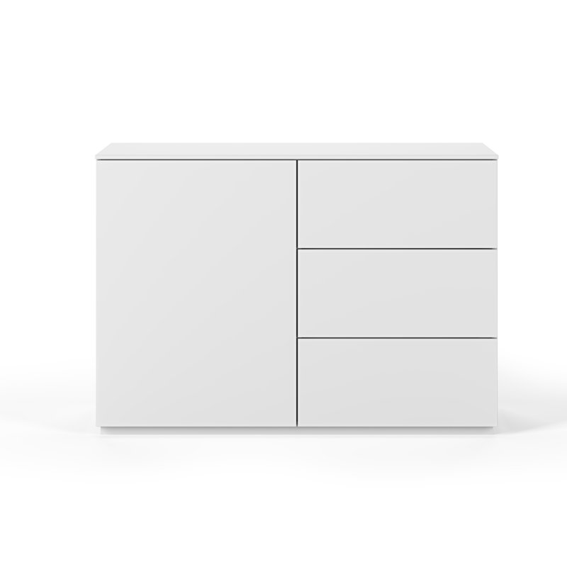 Elrosa 120cm Sideboard, White