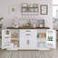 Buffet avec 2 tiroirs et support de porte-1370637875