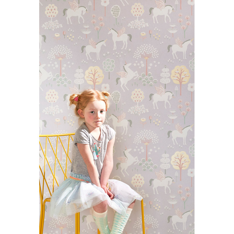 Papier peint True Unicorns, Mauve