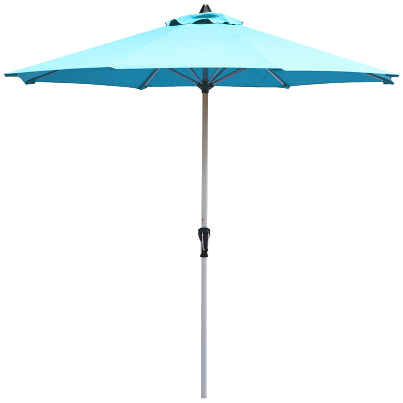 Parasol de marché 9 pi Patterson, Turquoise