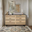 51.18"6-Drawers Rattan Storage Cabinet Rattan Drawer