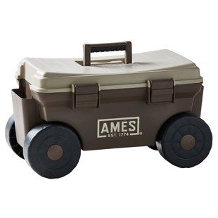 11.1'' H x 12.09'' W Utility Cart with Wheels