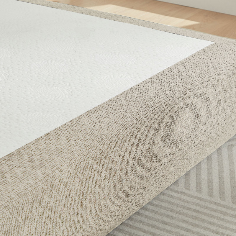 Compressible Chenille Bed For Living Room,Apartment, Kaki pâle