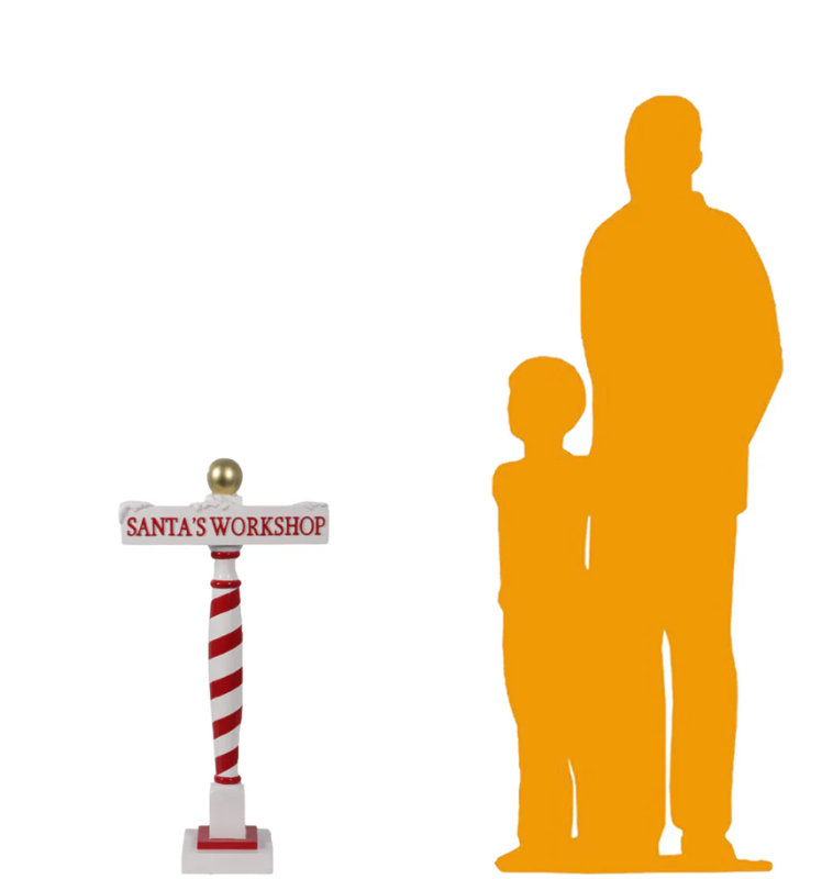 Santa's Workshop Sign