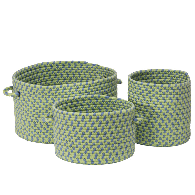 Canora Grey Fabric Decorative Basket, Beige
